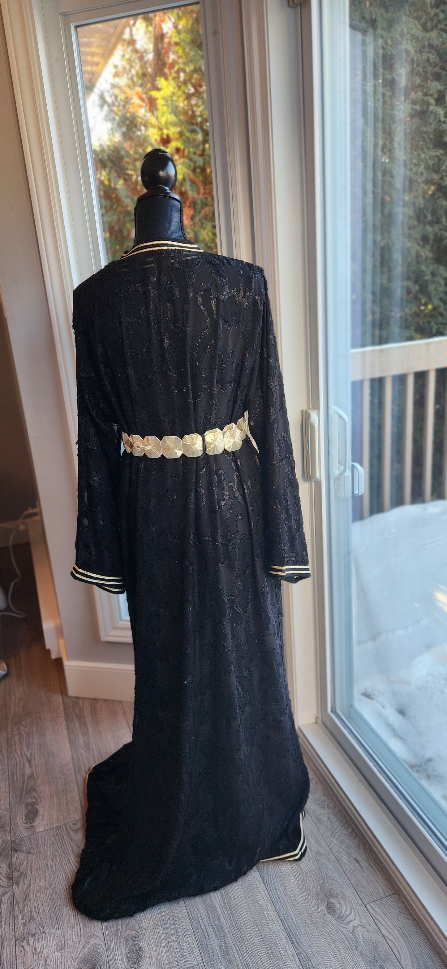 Black Moroccan Caftan – Timeless Elegance & Grace