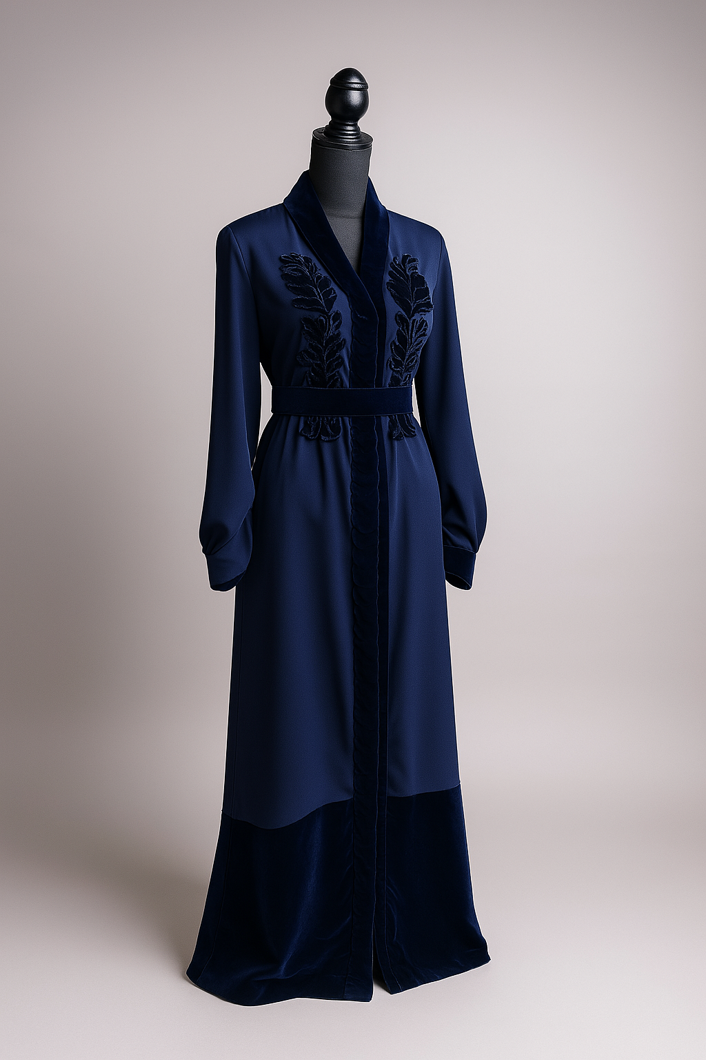 Celestia – The Midnight Velvet Caftan
