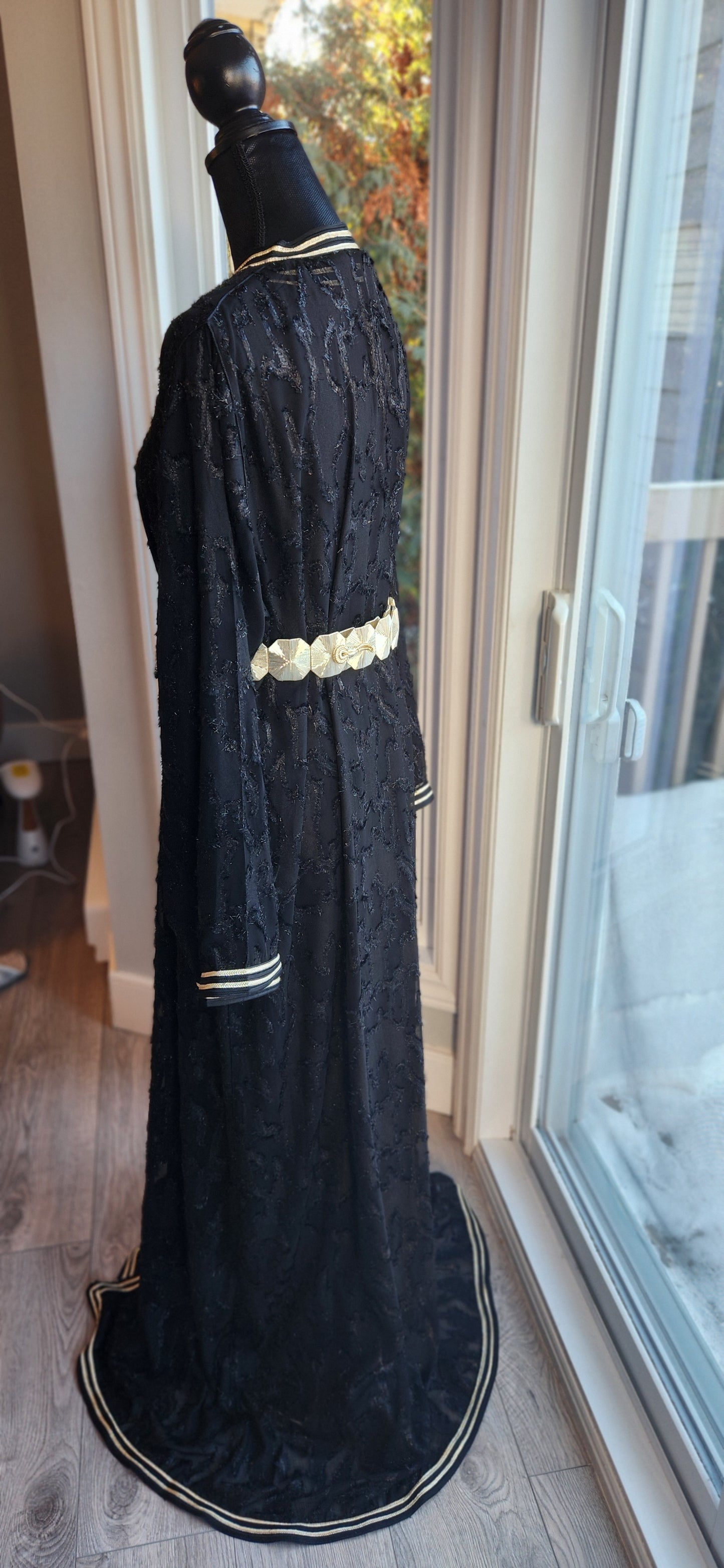 Black Moroccan Caftan – Timeless Elegance & Grace